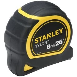 Stanley 8m/26' Tape Measure Tylon Blade -Outlet The Build Edge Store 0094461 700
