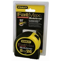 Stanley FatMax 8m/26' Tape Measure With Blade Armour 033726 8 Stanley FatMax 8m/26' Tape Measure With Blade Armour 033726 -Outlet The Build Edge Store 0094468 700