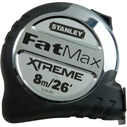 Stanley FatMax XL 8m/26' Tape Measure With Blade FX 533891 -Outlet The Build Edge Store 0094472 700
