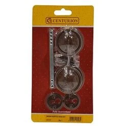 Centurion Brown Plastic Rim Mortice Knob Set