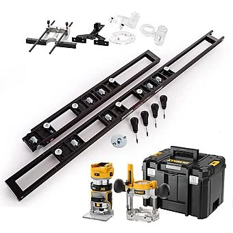 Trend H/JIG/C Hinge Jig & DeWalt DCW604 Router 1 Trend H/JIG/C Hinge Jig & DeWalt DCW604 Router