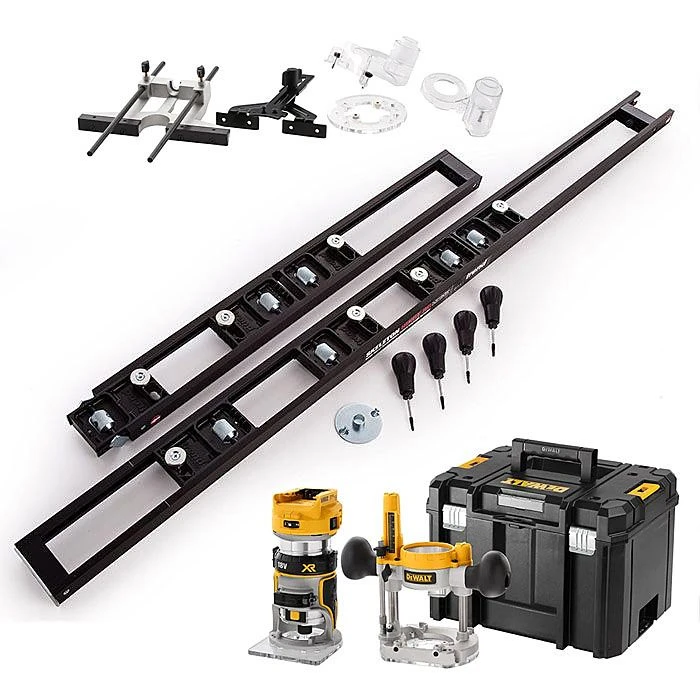 Trend H/JIG/C Hinge Jig & DeWalt DCW604 Router 2 Trend H/JIG/C Hinge Jig & DeWalt DCW604 Router - Image 2