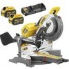 DeWalt DHS780T2 54V XR 305mm FlexVolt Dual Mitre Saw 12" 2 X 6.0Ah Batteries