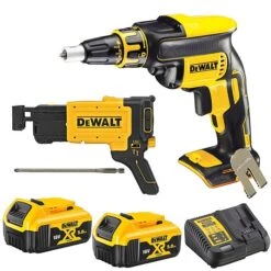 DeWalt DCF620P2K 18V Brushless Collated Drywall Screwdriver 2 X 5.0Ah Batteries -Outlet The Build Edge Store 0095951 700