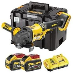 DeWalt DCG418X2 54V FlexVolt XR High Power 125mm Angle Grinder 2 X 9.0Ah Batteries