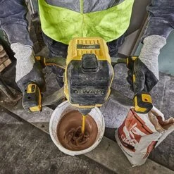 DeWalt DCD240X2 54V XR Flexvolt Paddle Mixer Mixing Drill 2x 9.0Ah Batteries -Outlet The Build Edge Store 0096380 700