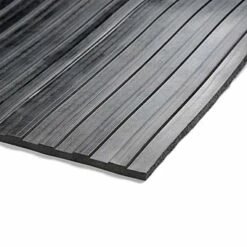 Ribbed 5mm Rubber Matting 1m X 1m