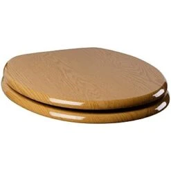Tema Deluxe Soft Close Oak Toilet Seat