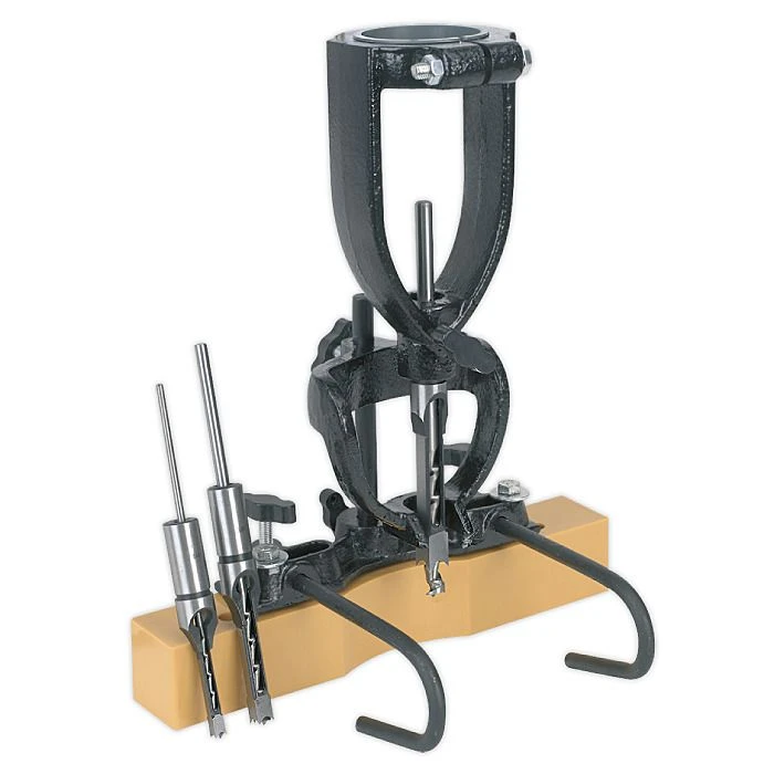 Sealey MA10 40-65mm Mortising Attachment For Drill Press With Chisels 2 Sealey MA10 40-65mm Mortising Attachment For Drill Press With Chisels - Image 2