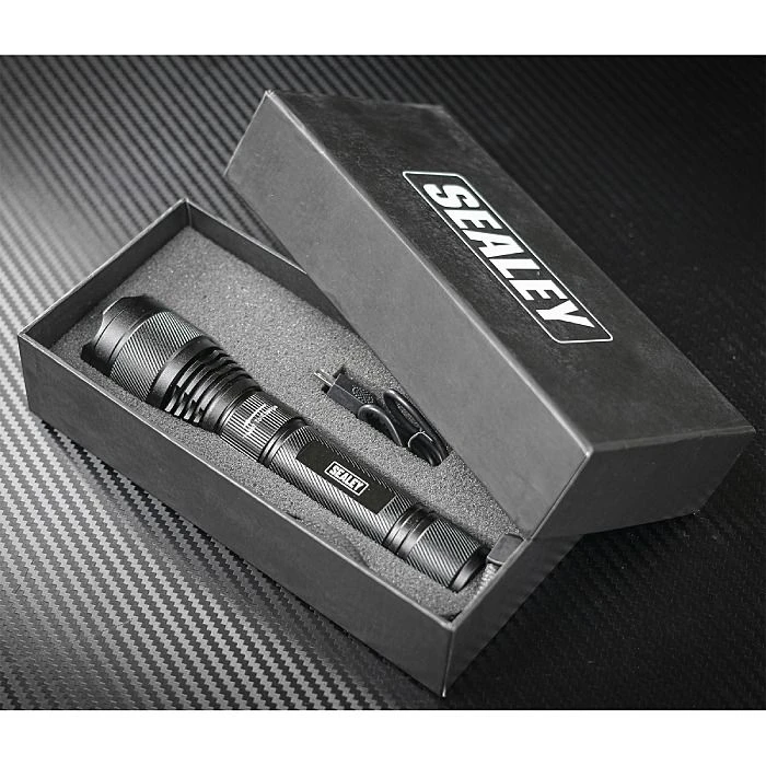 Sealey LED449 Aluminium Li-ion 10W LED Torch 5 Sealey LED449 Aluminium Li-ion 10W LED Torch - Image 5