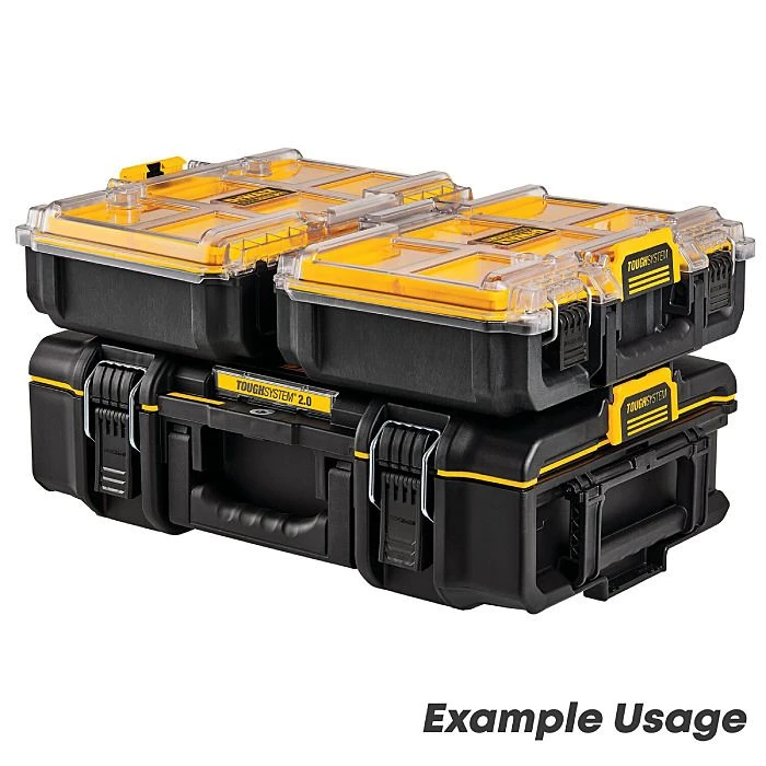 DeWalt ToughSystem 2.0 Half Width Deep Organiser Box DWST83392-1 3 DeWalt ToughSystem 2.0 Half Width Deep Organiser Box DWST83392-1 - Image 3