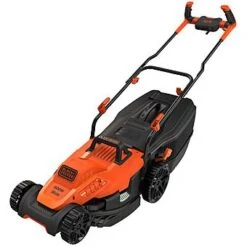 Black & Decker BEMW471BH 38cm 1600W Lawn Mower With Bike Handle Electric Lawnmower
