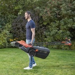 Black & Decker BEMW471BH 38cm 1600W Lawn Mower With Bike Handle Electric Lawnmower -Outlet The Build Edge Store 0098122 700