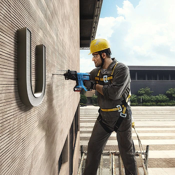 Bosch GBH 18V-21 18V Cordless SDS+ Rotary Hammer Drill 2 X 4.0Ah Batteries 4 Bosch GBH 18V-21 18V Cordless SDS+ Rotary Hammer Drill 2 X 4.0Ah Batteries - Image 4