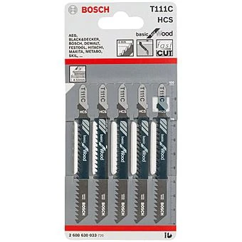 Bosch T 111 C Jigsaw Blades Basic For Wood 5pk 2 608 630 033 1 Bosch T 111 C Jigsaw Blades Basic For Wood 5pk 2 608 630 033