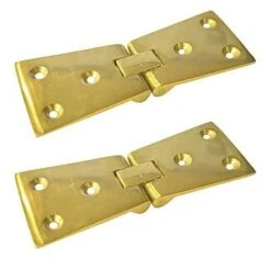 Centurion CH139P 69 X 101 X 3mm Polished Brass Counterflap Hinge Pair