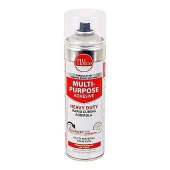 TIMco Multi-Purpose Spray Contact Adhesive 500ml 1 TIMco Multi-Purpose Spray Contact Adhesive 500ml