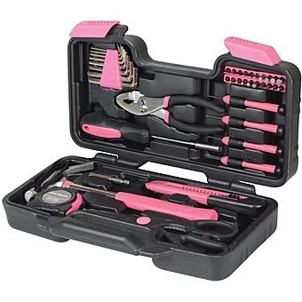 Streetwize 39 Piece Pink Tool Kit 1 Streetwize 39 Piece Pink Tool Kit
