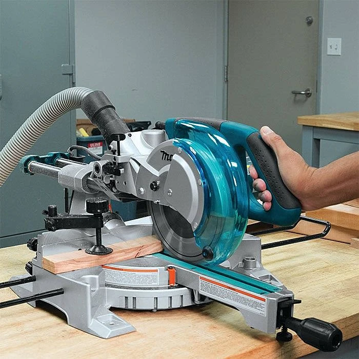 Makita LS0815FLN 216mm Sliding Compound Mitre Saw 4 Makita LS0815FLN 216mm Sliding Compound Mitre Saw - Image 4