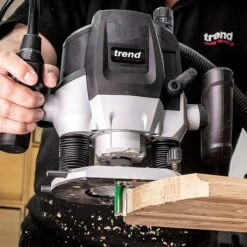 Trend T7 1/2" Variable Speed Plunge Router (T7ELK/T7EK) -Outlet The Build Edge Store 0100265 700