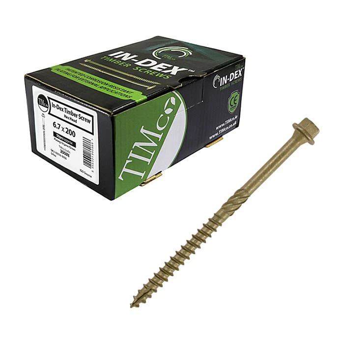 TIMco IN-DEX Landscape Screws Hex Head 6.7mm 2 TIMco IN-DEX Landscape Screws Hex Head 6.7mm - Image 2