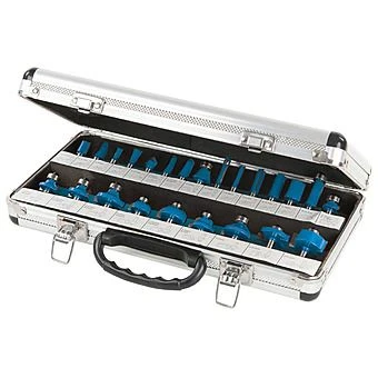 Silverline 24pc 1/4" Router Bit Set 656577 1 Silverline 24pc 1/4" Router Bit Set 656577