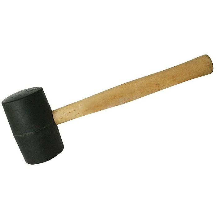 Silverline Black Rubber Mallet 2 Silverline Black Rubber Mallet - Image 2