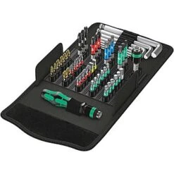 Wera Kraftform Kompakt 100 | 52pc Screwdriver Bit Set | KRAFTFORMK100