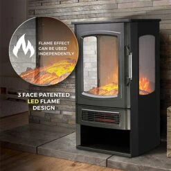 DeVielle Premium 3D Tall Electric Stove 2000W -Outlet The Build Edge Store 0101477 700