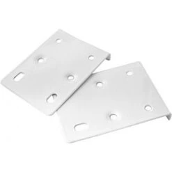 Centurion 75 X 10 X 55mm White Hinge Repair Plate (Pack Of 2)