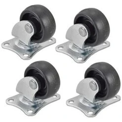 Centurion 31mm Plate Fix Castors (Pack Of 4)