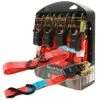 Timco 4 Pack 250kg Ratchet Straps 5m X 25mm