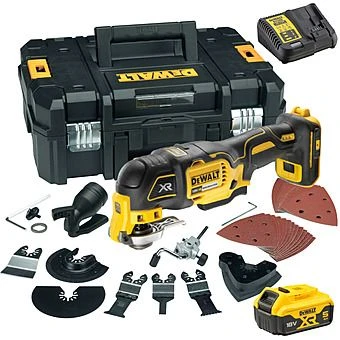 DeWalt DCS356P1 18V XR 3-Speed Multi-Tool & 5.0Ah Battery 1 DeWalt DCS356P1 18V XR 3-Speed Multi-Tool & 5.0Ah Battery