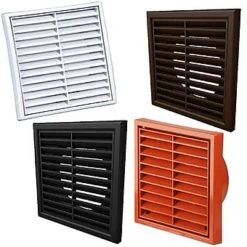 100mm Louvre Grille Duct Vent