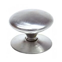 Centurion 38mm (1 1/2") Satin Chrome Plated Victorian Cupboard Knob