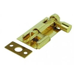 Centurion DB150P Polished Brass Wide Necked Barrel Bolt 50mm