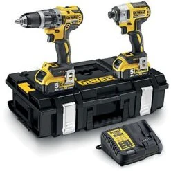 Dewalt DCK266P2 18V XR Twinpack DCD796 & DCF887 With 2 X 5.0Ah Batteries