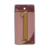 Centurion 3" Gold Effect Self Adhesive Door Number 1
