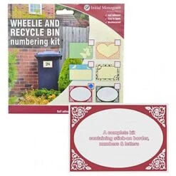 Centurion BIN001 Red Wheelie Bin Number Kit