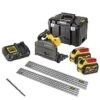 DeWalt DCS520T2 54V XR FlexVolt 165mm Plunge Saw & Rails Kit 2 X 6.0Ah Batteries