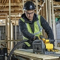 DeWalt DCS520T2 54V XR FlexVolt 165mm Plunge Saw & Rails Kit 2 X 6.0Ah Batteries -Outlet The Build Edge Store 0104115 700