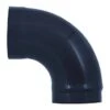 Vitra Flue 6 Inch 90 Degree Black Bend Pipe