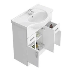 RT Large Ardent 75cm White Floor Unit -Outlet The Build Edge Store 0104527 700