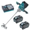 Makita UT001GT201 40Vmax XGT Paddle Mixer Mixing Drill 2x 5.0Ah Batteries