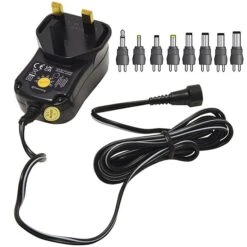 Mercury Multi-Voltage 3-12V Adaptor - 1A Switch-Mode Universal Power Supply -Outlet The Build Edge Store 0104979 700
