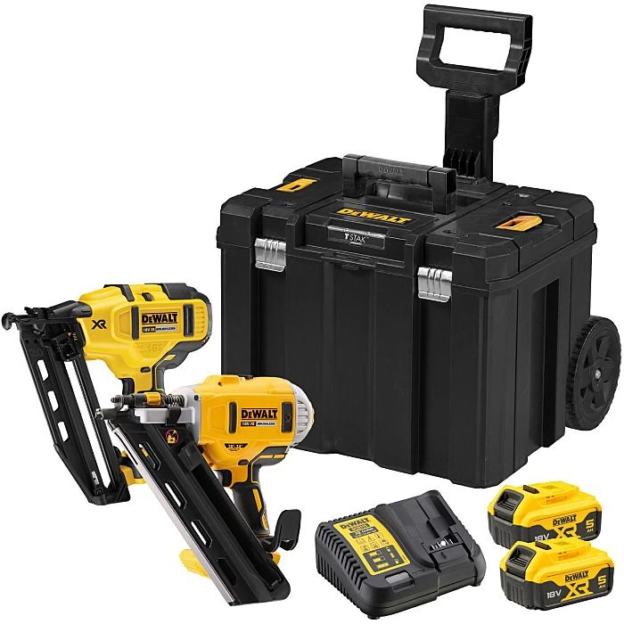 Dewalt DCK264P2T 18V 1st & 2nd Fix Cordless Twin Nailer Kit - DCN692 + DCN660 - 2 X 5.0Ah Batteries 2 Dewalt DCK264P2T 18V 1st & 2nd Fix Cordless Twin Nailer Kit - DCN692 + DCN660 - 2 X 5.0Ah Batteries - Image 2
