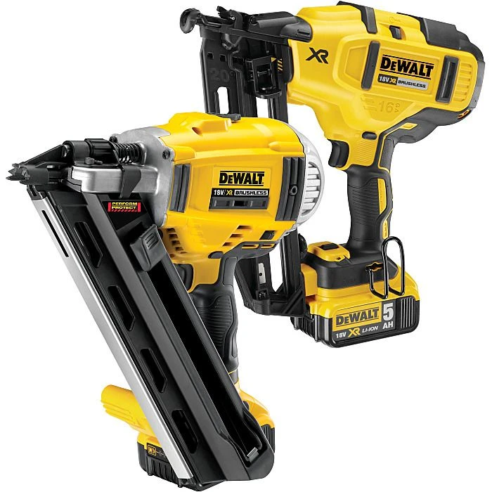 Dewalt DCK264P2T 18V 1st & 2nd Fix Cordless Twin Nailer Kit - DCN692 + DCN660 - 2 X 5.0Ah Batteries 3 Dewalt DCK264P2T 18V 1st & 2nd Fix Cordless Twin Nailer Kit - DCN692 + DCN660 - 2 X 5.0Ah Batteries - Image 3