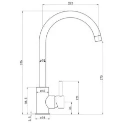 Prima Soho Kitchen Mixer Tap -Outlet The Build Edge Store 0105214 700