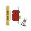 Union Insurance Approved 5 Lever Mortice SashLock 2.5" Y2234E-PL-2.50