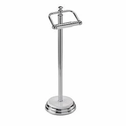 Showerdrape Opera Toilet Roll Holder Chrome/White